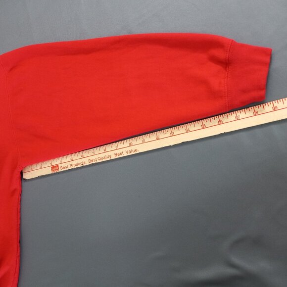 Retro Pacific & Co Surf Shop Red Pullover Hoodie Unisex Large - Picture 7 of 14